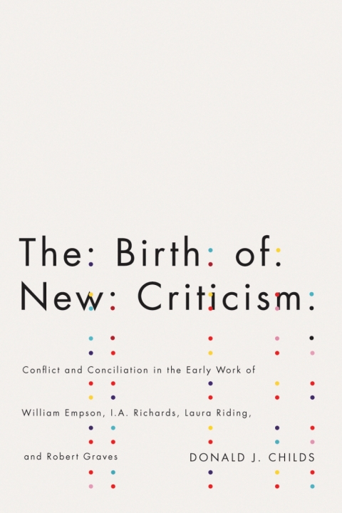 Cover image for book The Birth of New Criticism