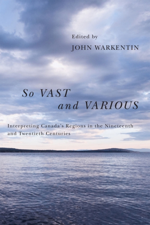 Cover image for book So Vast and Various
