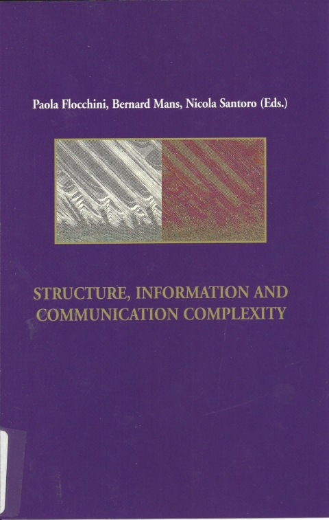 Cover image for book Structure, Information and Communication Complexity, IIS 1