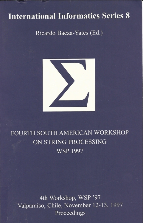Fourth South American Workshop on String Processing (WSP 1997) 