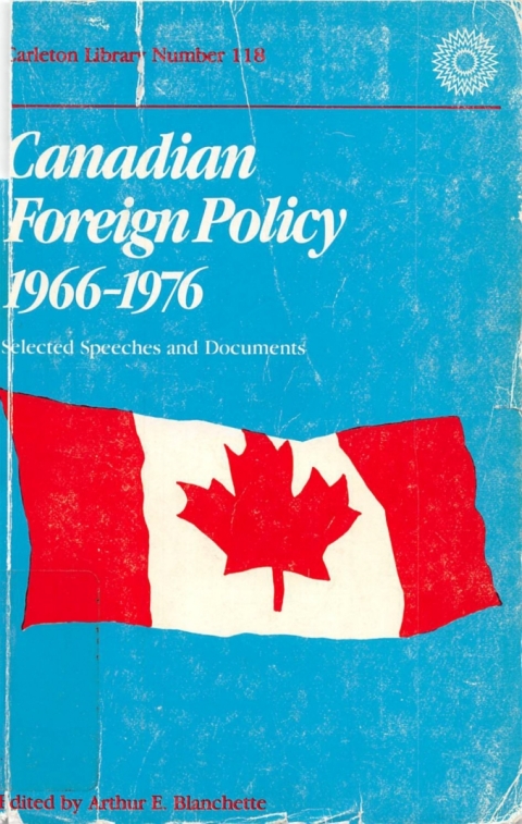 Cover image for book Canadian Foreign Policy, 1966-1976
