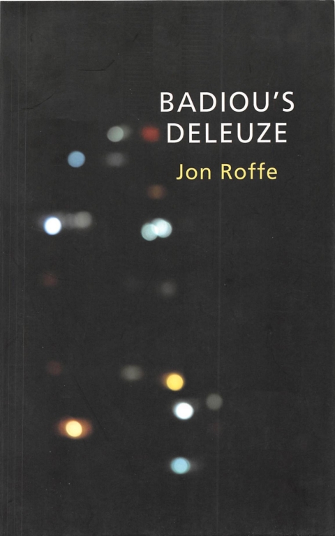 Cover image for book Badiou's Deleuze