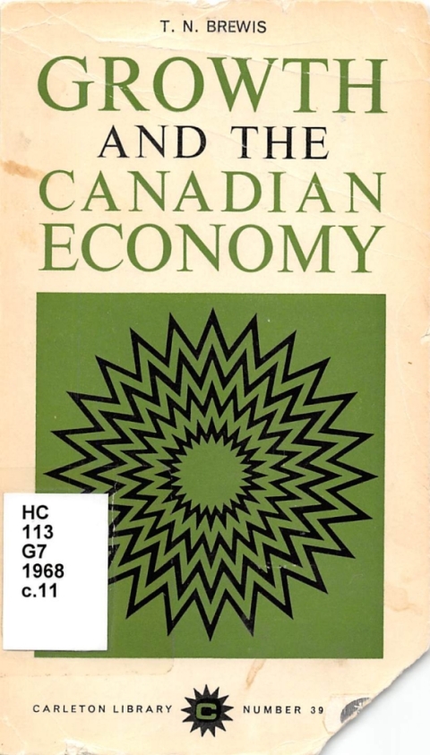 Cover image for book Growth and the Canadian Economy