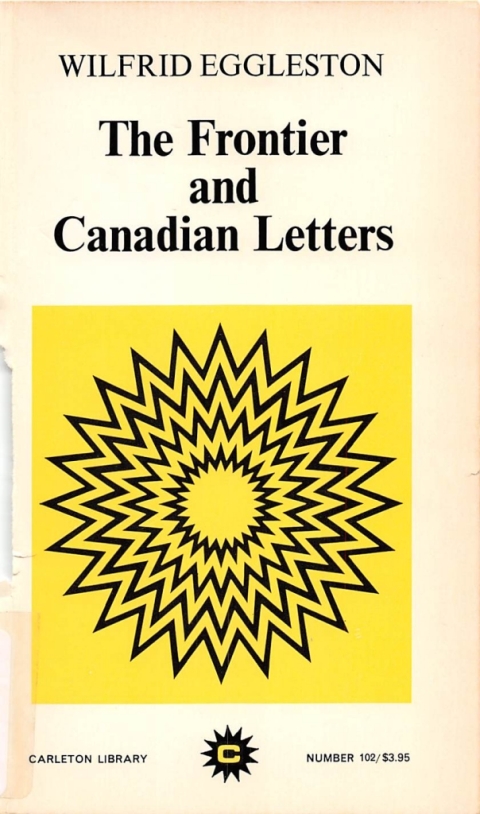 Cover image for book The Frontier and Canadian Letters