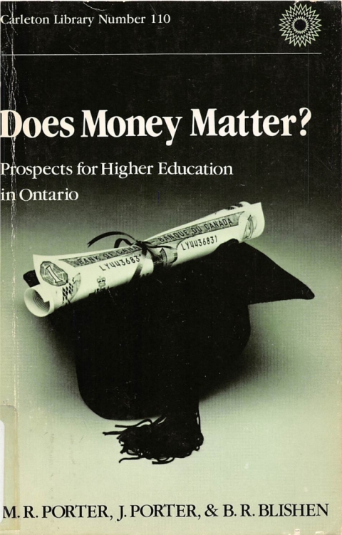 Cover image for book Does Money Matter?