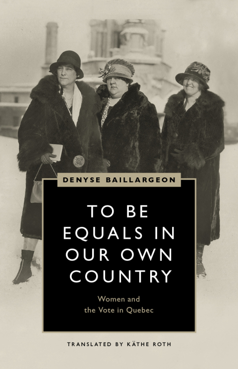 Cover image for book To Be Equals in Our Own Country