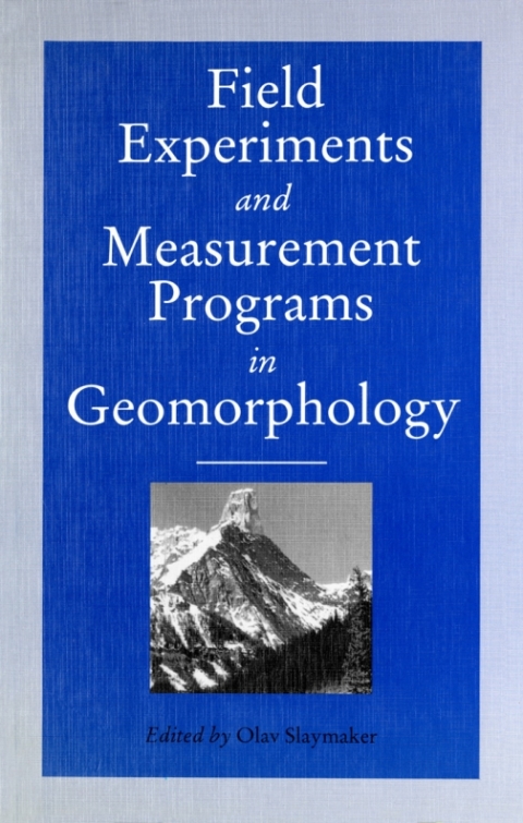 Cover image for book Field Experiments and Measurement Programs in Geomorphology