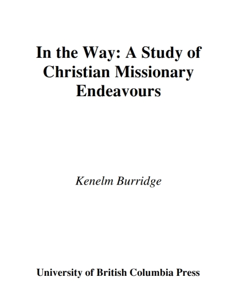 Cover image for book In the Way