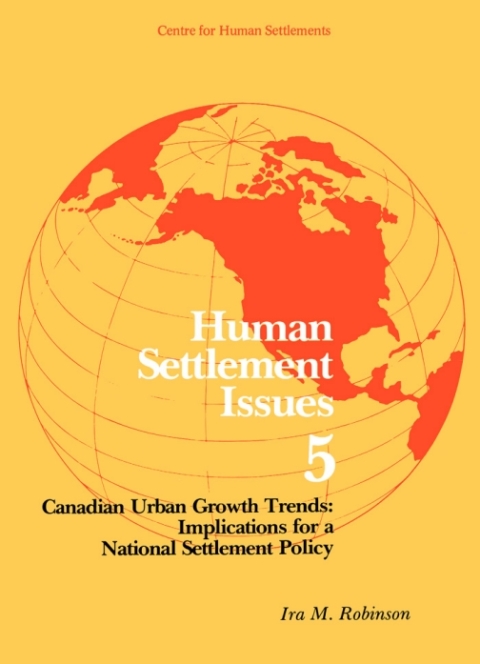 Cover image for book Canadian Urban Growth Trends
