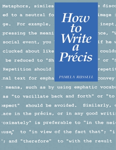 Cover image for book How to Write a Précis