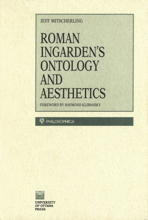 Cover image for book Roman Ingarden's Ontology and Aesthetics