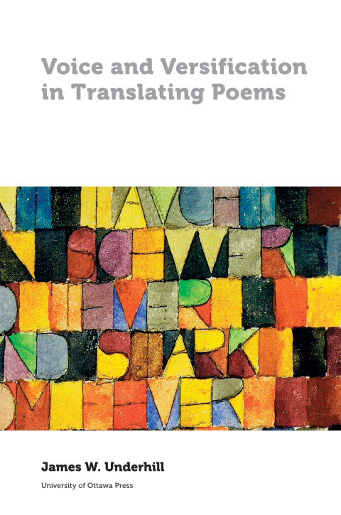 Cover image for book Voice and Versification in Translating Poems