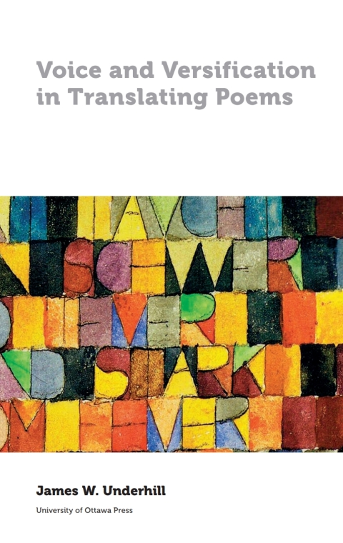Cover image for book Voice and Versification in Translating Poems