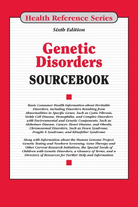 Cover image for book Genetic Disorders Sourcebook