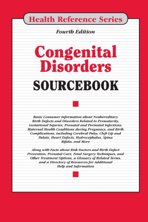 Cover image for book Congenital Disorders SB, 4th Ed.