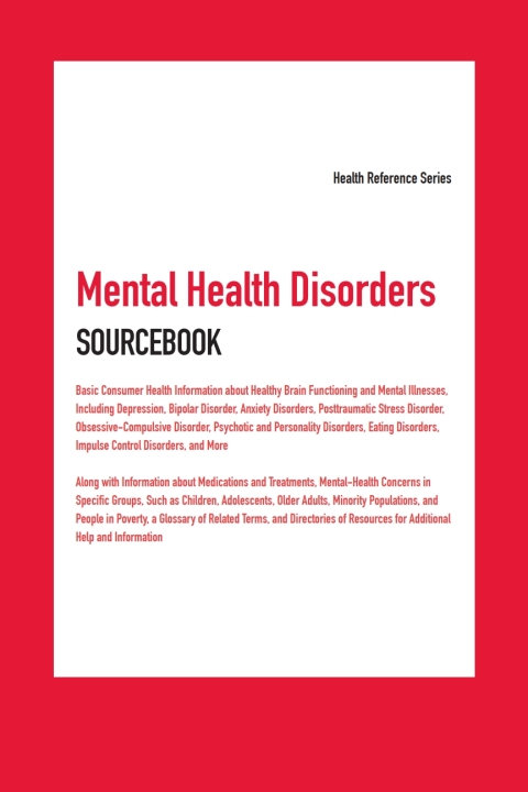 Cover image for book Mental Health Disorders Sourcebook, 7th Ed.