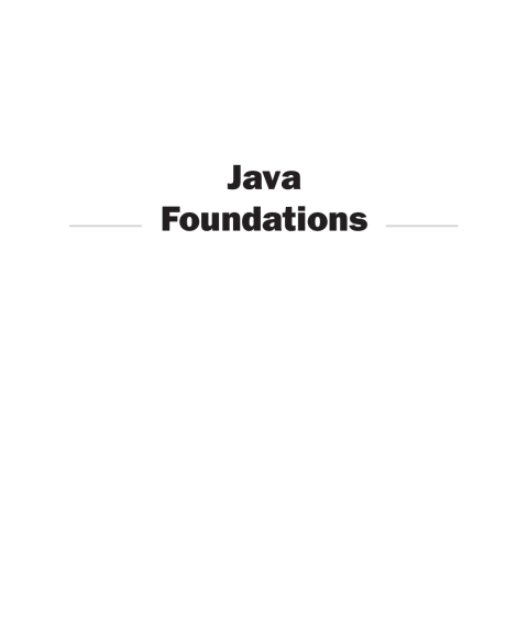 Cover image for book Java&nbsp;Foundations