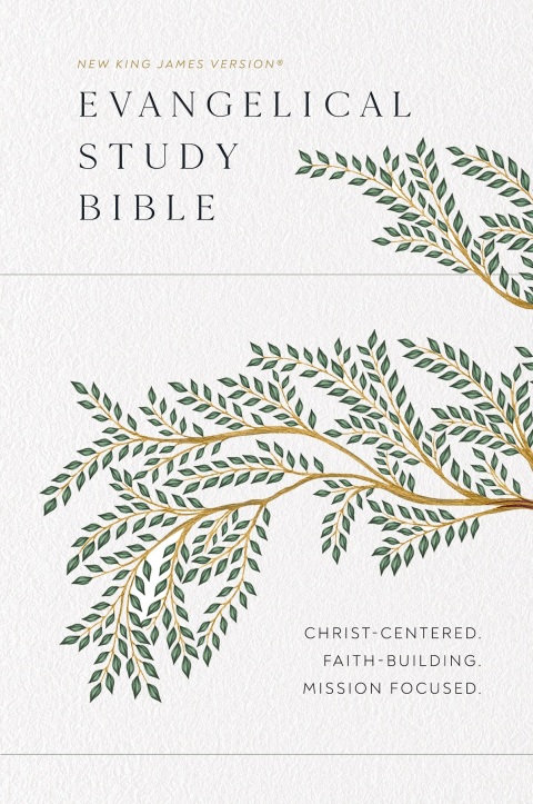Cover image for book Evangelical Study Bible: Christ-centered. Faith-building. Mission-focused. (NKJV)