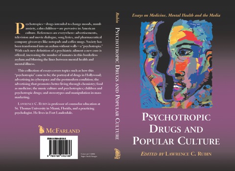 Cover image for book Psychotropic Drugs and Popular Culture: Essays on Medicine, Mental Health and the Media