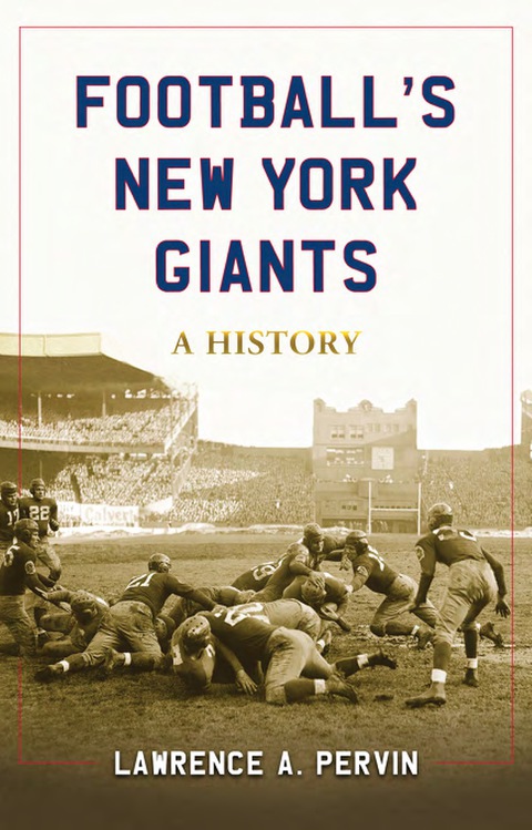 Cover image for book Football's New York Giants: A History