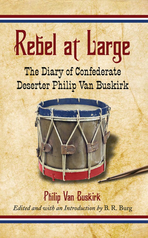 Cover image for book Rebel at Large: The Diary of Confederate Deserter Philip Van Buskirk