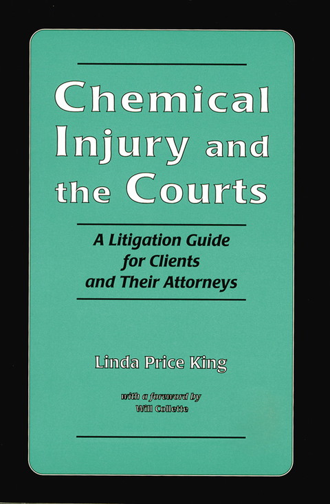 Cover image for book Chemical Injury and the Courts