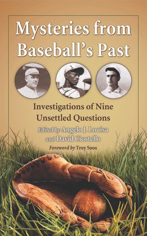 Cover image for book Mysteries from Baseball's Past: Investigations of Nine Unsettled Questions