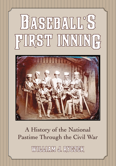 Cover image for book Baseball's First Inning