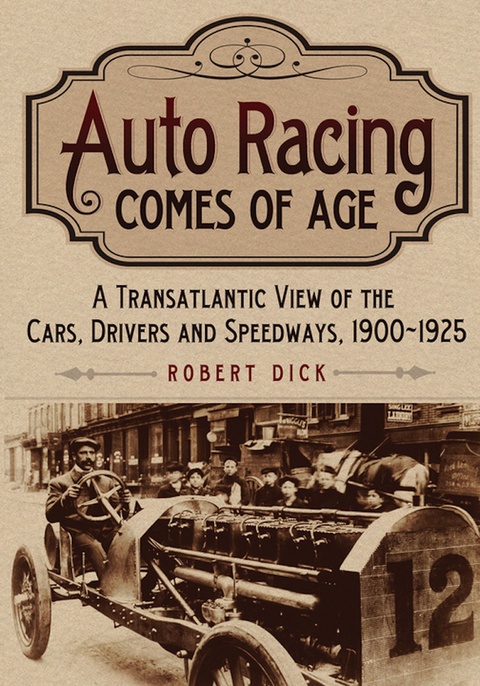 Cover image for book Auto Racing Comes of Age