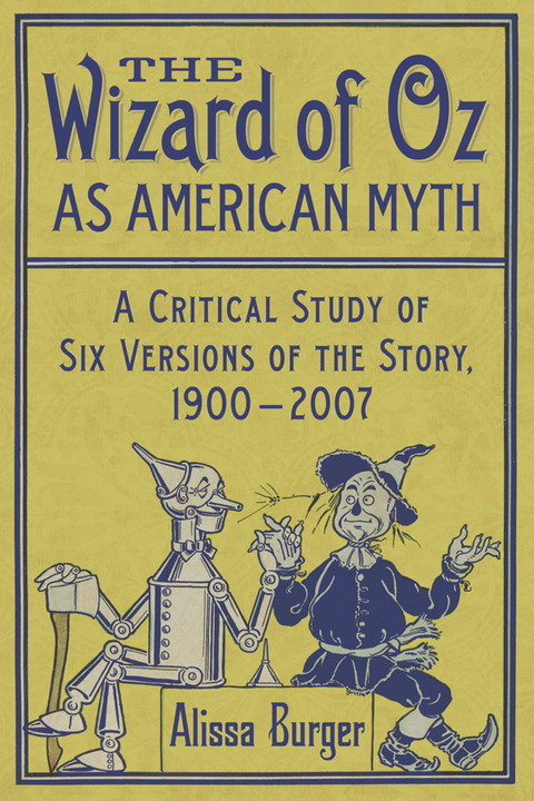 Cover image for book The Wizard of Oz as American Myth