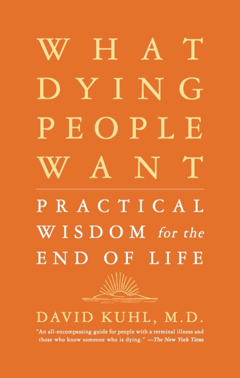 Cover image for book What Dying People Want