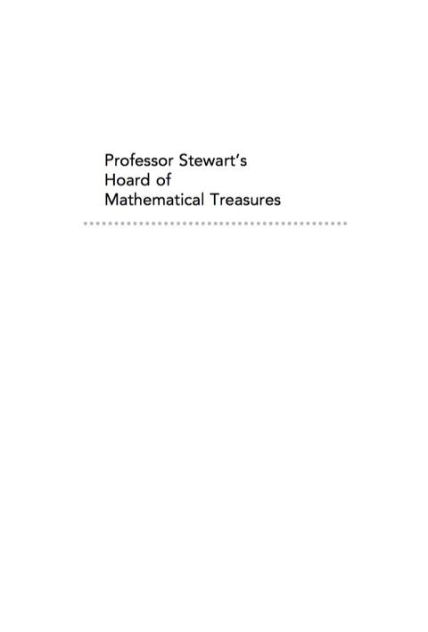 Cover image for book Professor Stewart's Cabinet of Mathematical Curiosities