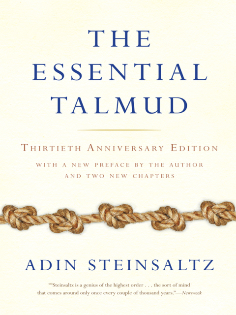 Cover image for book The Essential Talmud