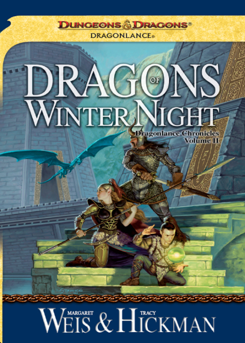 Cover image for book Dragons of Winter Night