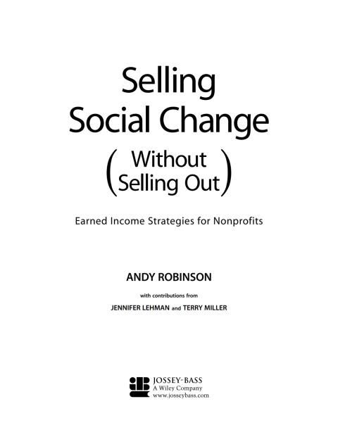 Cover image for book Selling Social Change (Without Selling Out)
