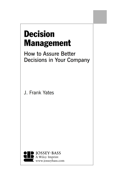 Cover image for book Decision Management