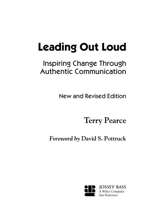 Cover image for book Leading Out Loud