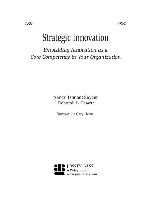 Cover image for book Strategic Innovation