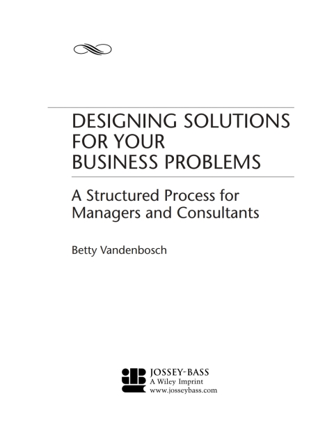 Cover image for book Designing Solutions for Your Business Problems