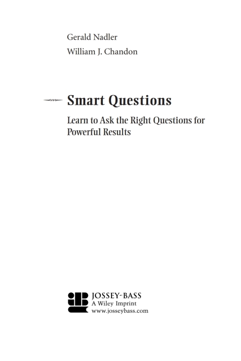 Cover image for book Smart Questions