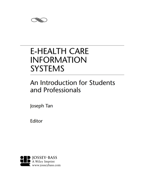 Cover image for book E-Health Care Information Systems