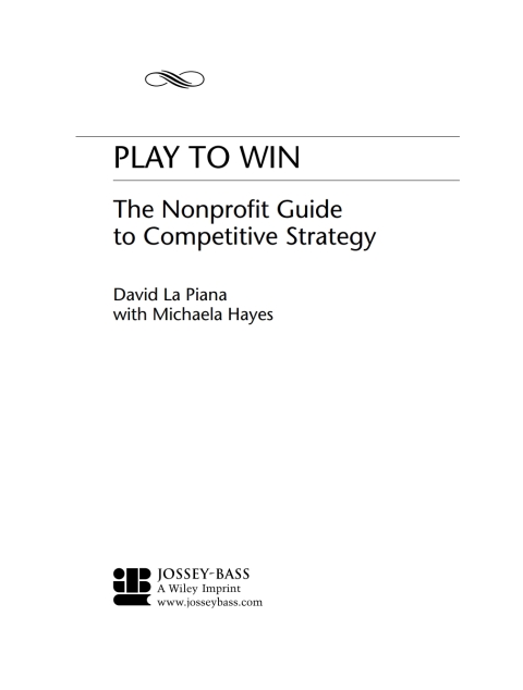 Cover image for book Play to Win