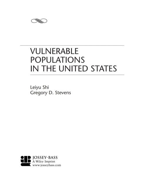 Cover image for book Vulnerable Populations in the United States