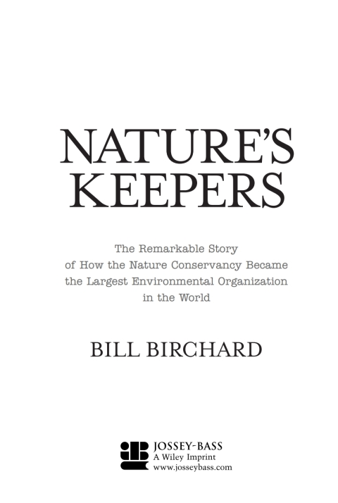 Cover image for book Nature's Keepers