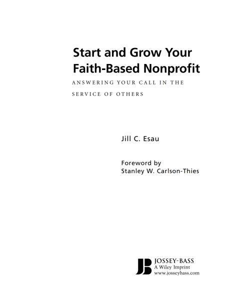 Cover image for book Start and Grow Your Faith-Based Nonprofit