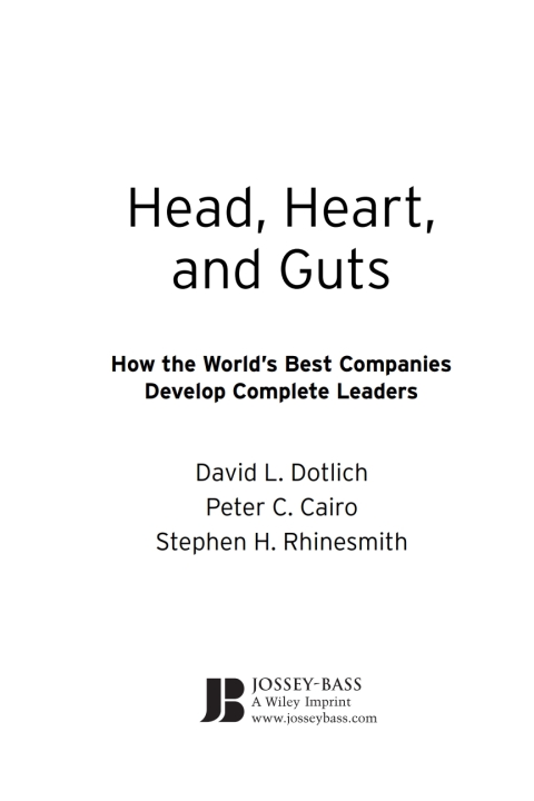 Cover image for book Head, Heart and Guts