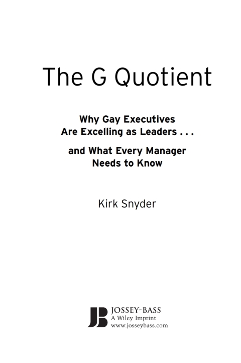 Cover image for book The G Quotient