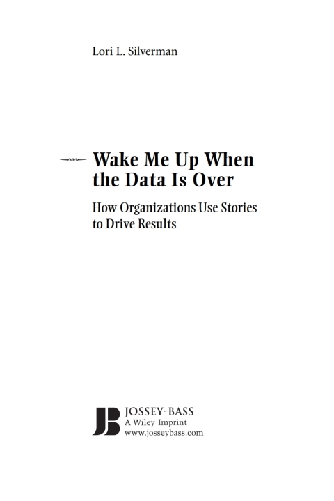 Cover image for book Wake Me Up When the Data Is Over