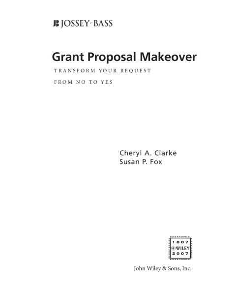 Cover image for book Grant Proposal Makeover: Transform Your Request from No to Yes
