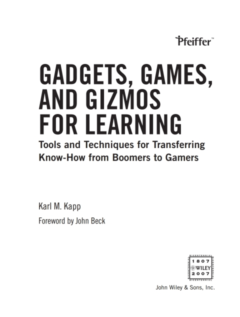 Cover image for book Gadgets, Games and Gizmos for Learning